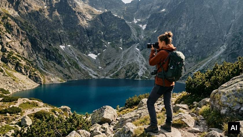 Photographer taking pictures of